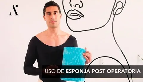 ¿CÓMO USAR LA ESPONJA POST OPERATORIA? (HOMBRE)