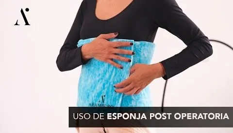 ¿CÓMO USAR LA ESPONJA POST OPERATORIA? (MUJER)